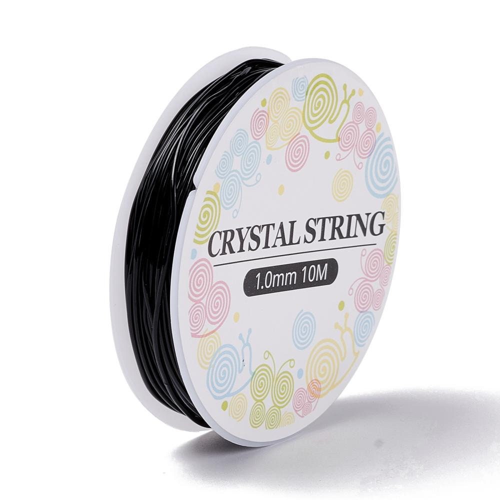 1 Roll 0.6mm Crystal Bead String, Elastic & Transparent Diy