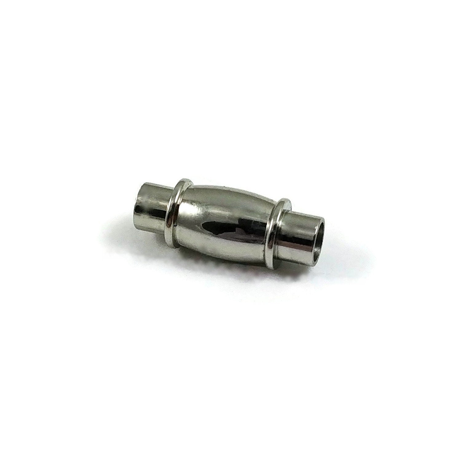 Stainless steel magnetic clasps, Fits 3mm, Jewelry making cord ends, Bracelet and necklace findings