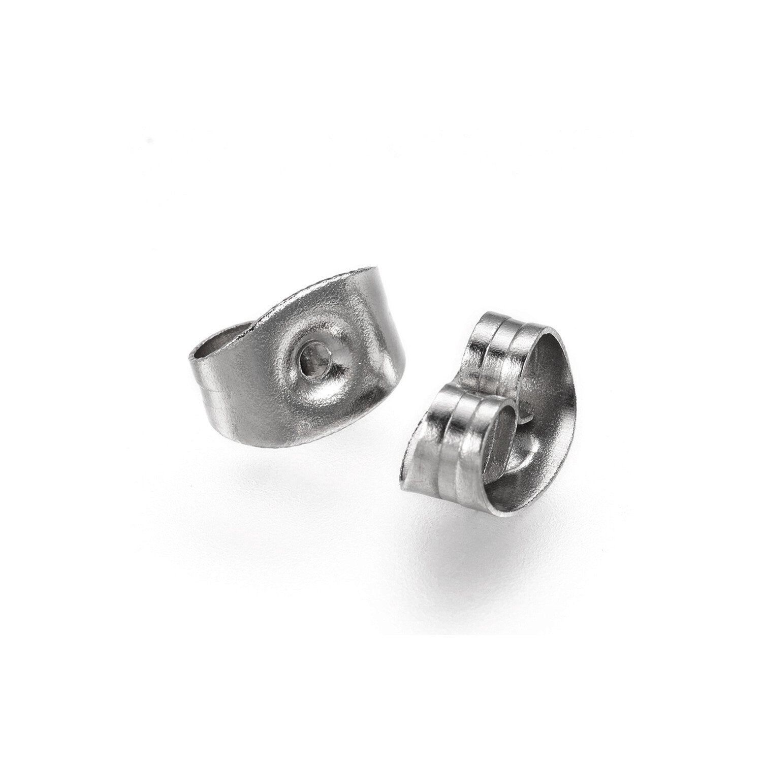 316 Stainless Steel Ear Nut Earring Backs Multi-size Replacements Safety Earring  Backs Locking for Sensitive Ears Studs Earrings - AliExpress