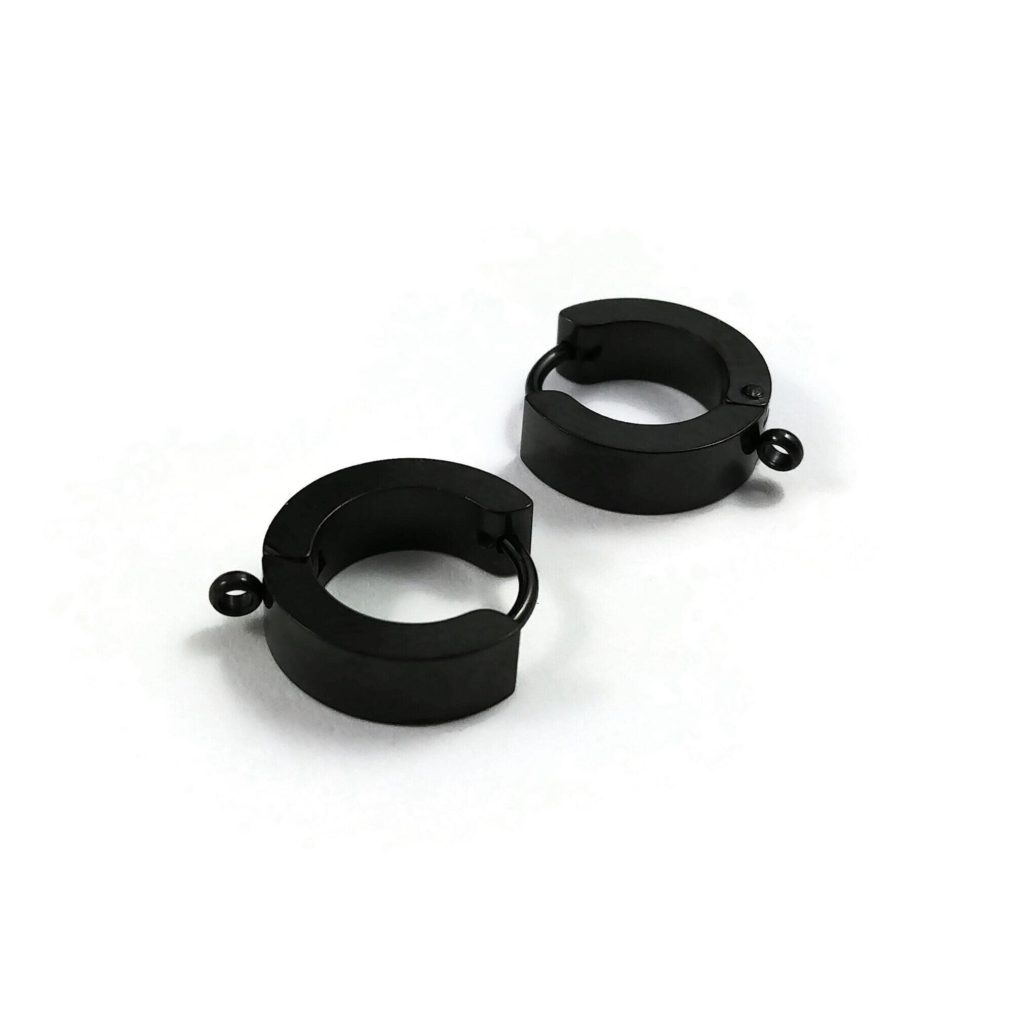 Star Hoop Earrngs, Personalzed Stanless Steel Hugge Earrngs...
