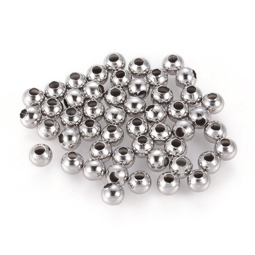 Metal Beads 6x3mm Metal Spacer Beads - EDLYJ-860 - Qty 50