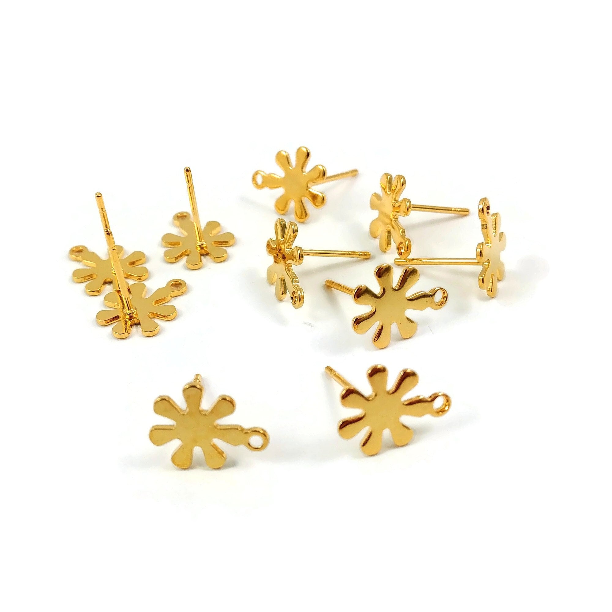 Earring studs with on sale loop