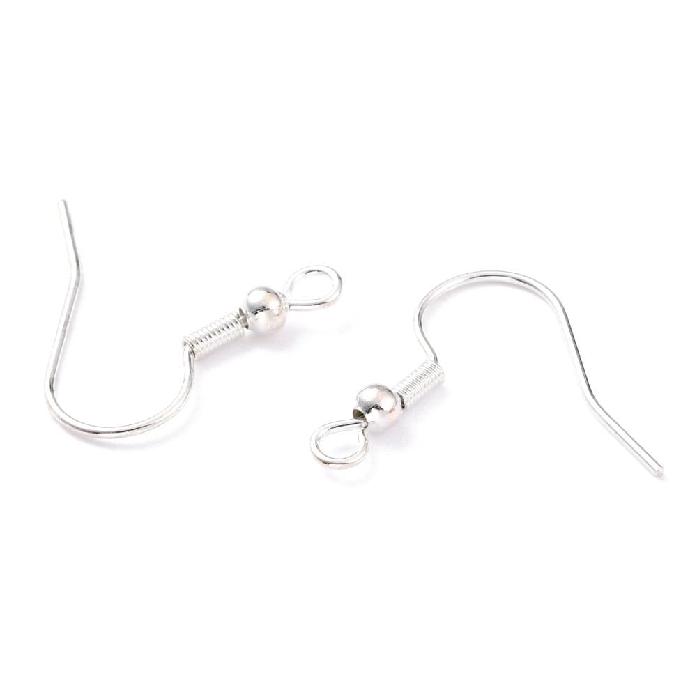 925 Sterling silver plated earring Hooks - Stainless steel earring findings - Jewelry making supplies