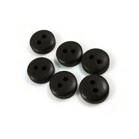 10mm tiny wooden buttons, 6 small natural buttons, Mini buttons for dolls