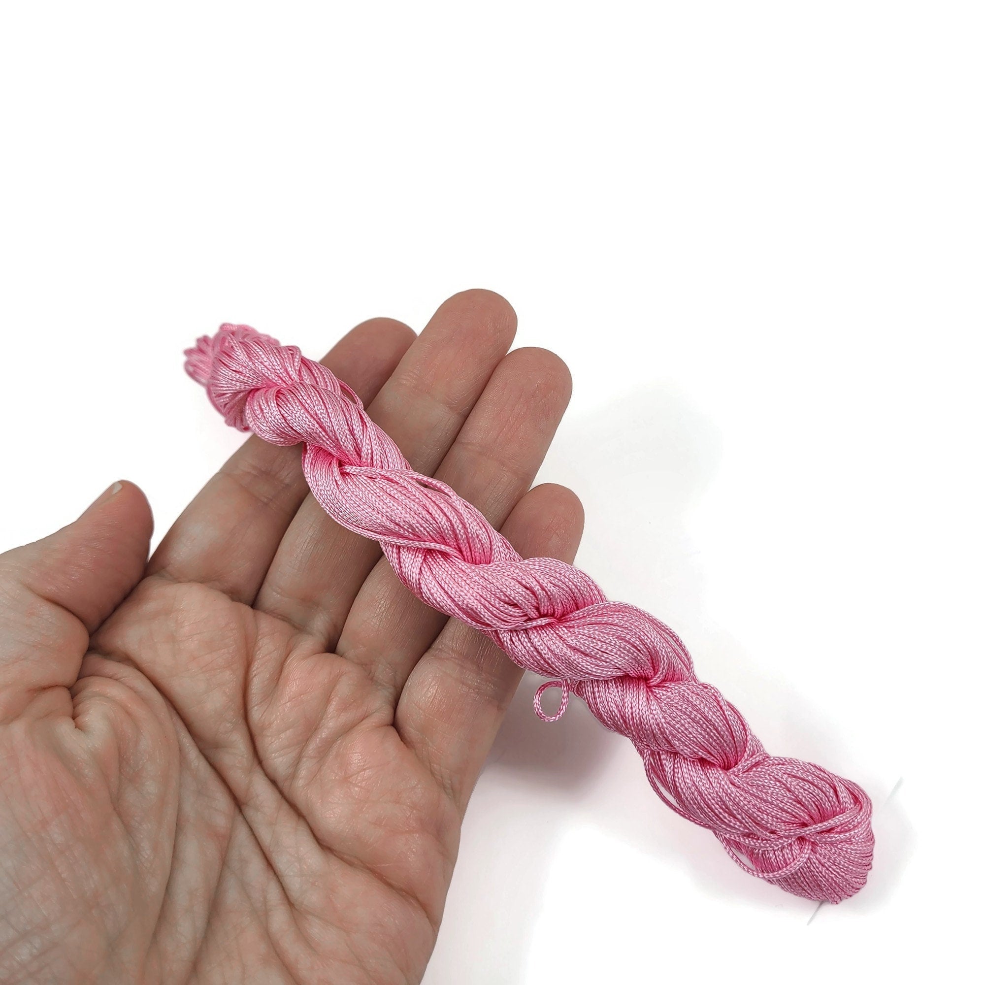 1mm nylon cord - 22 meters / 72 ft - Knotting string, Macrame thread, Jewelry making supplies