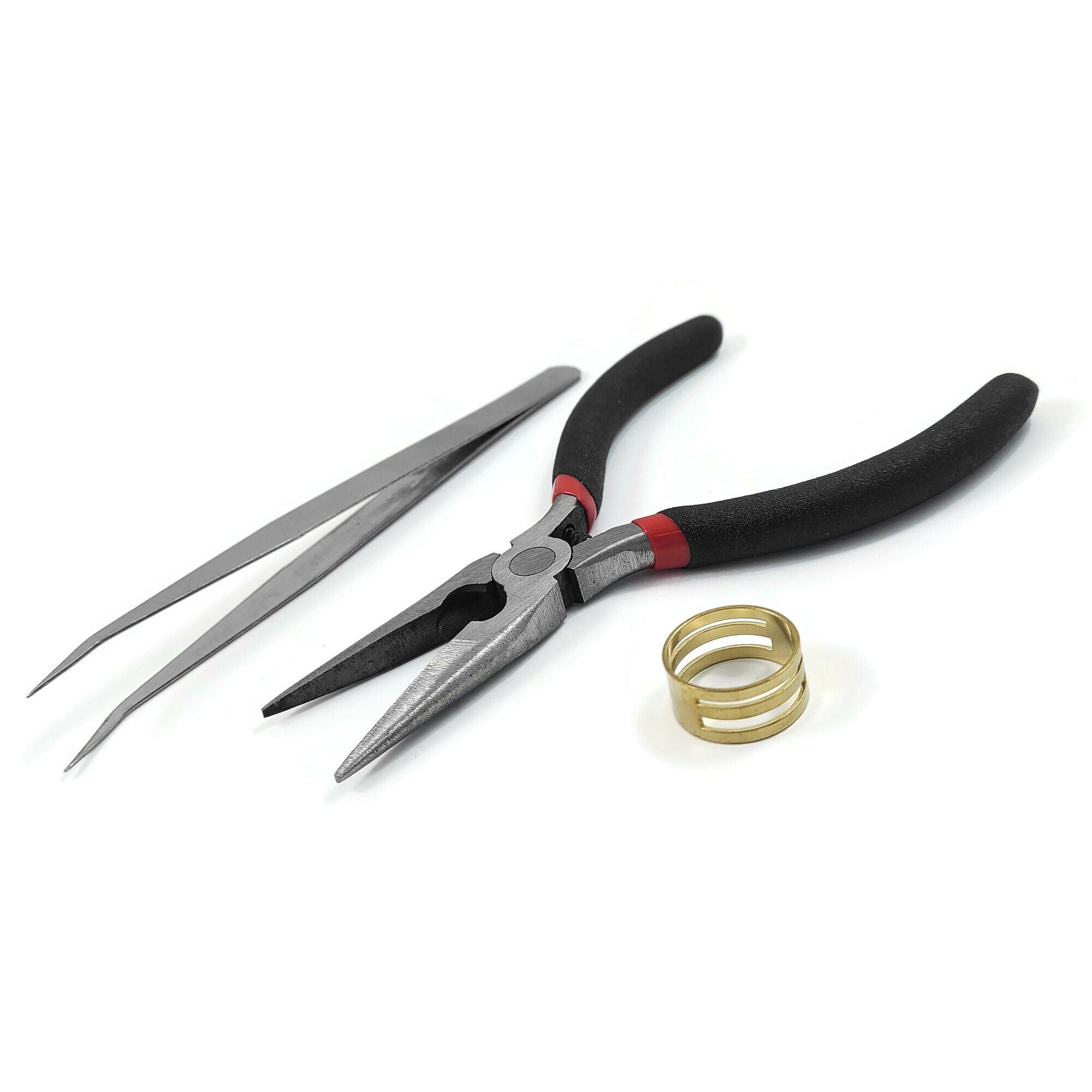 Jewelry making kit for beginners - Pliers, tweezers, and jump ring opener closer tool