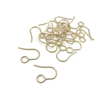 Big hole loop ear wire, Hypoallergenic stainless steel earring hooks, Jewelry making findings