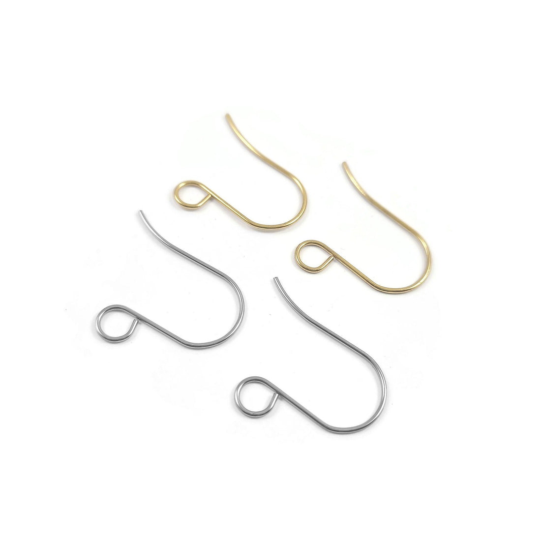 Cheap 20-50pcs Stainless Steel Hypoallergenic Earring Hooks Fish Earwire  Earrings Clasps Earring Wires For Jewelry Maki