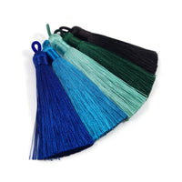 Big silky tassel 80mm long, Choose your colors, High Quality, Bulk or by unit