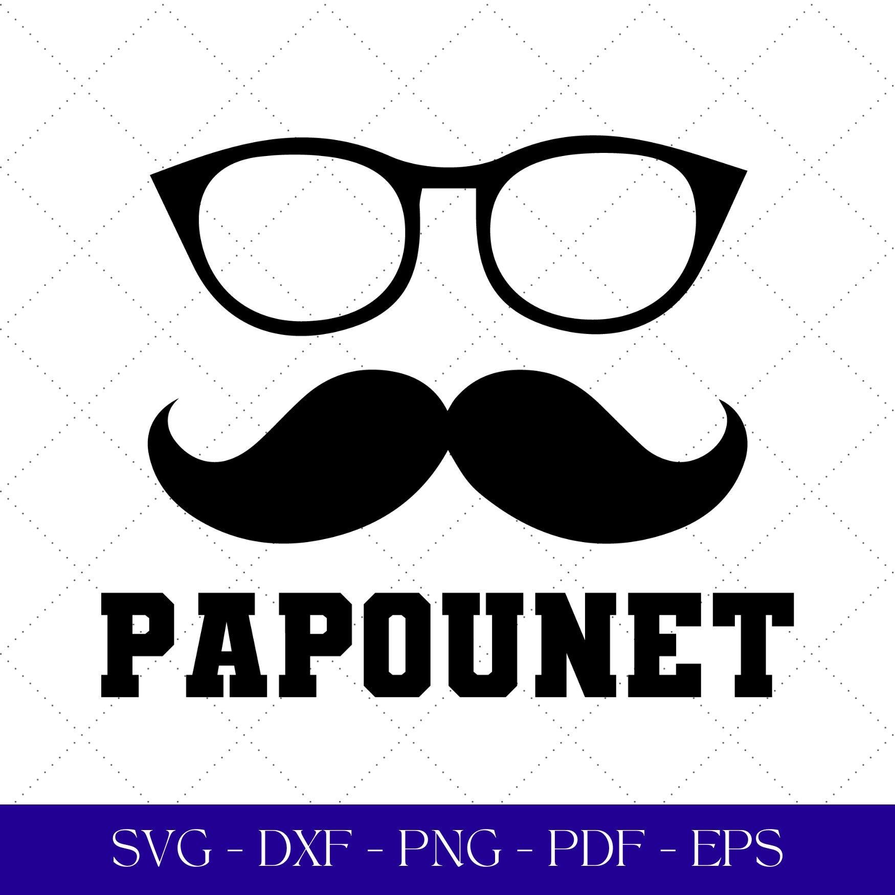 Assortiment PAPA, Lot de fichiers de découpe SVG, PNG pour impression, Téléchargement instantané