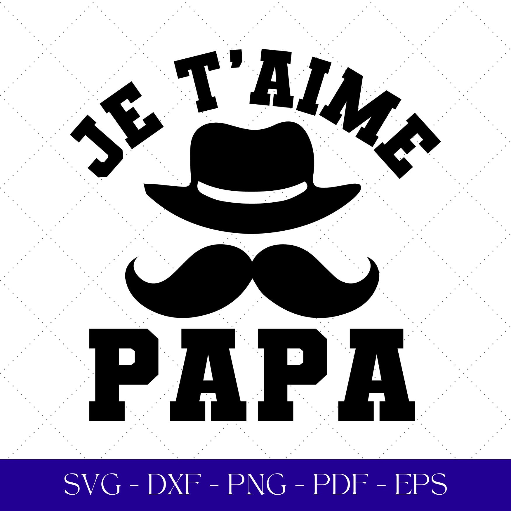 Assortiment PAPA, Lot de fichiers de découpe SVG, PNG pour impression, Téléchargement instantané