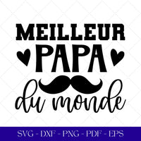 Assortiment PAPA, Lot de fichiers de découpe SVG, PNG pour impression, Téléchargement instantané