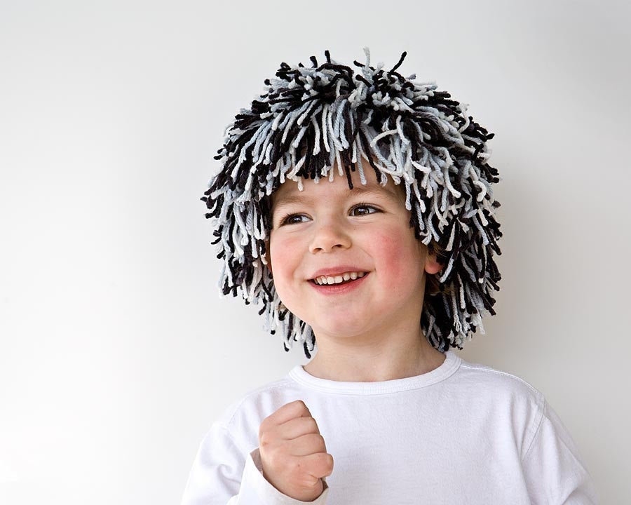 DIY Yarn Wig Sewing Pattern - Party and Costume Tutorial