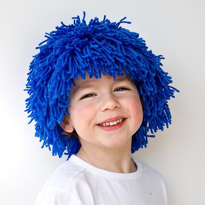 DIY Yarn Wig Sewing Pattern - Party and Costume Tutorial