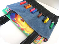 DIY Markers Bag Sewing Pattern - Art bag for children tutorial PDF download ePattern